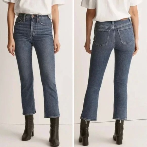 Madewell CALI DEMI-BOOT Cropped Jeans LIKE NEW!! - Picture 1 of 13